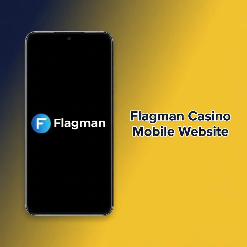 Flagman Casino mobile Website im Browser auf einem Smartphone