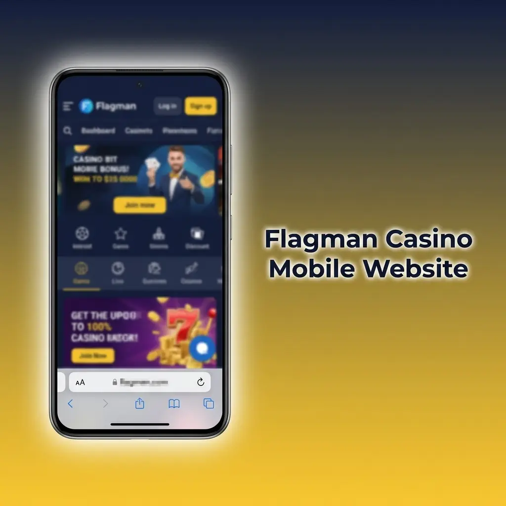Flagman Casino mobiloptimierte Website auf Smartphone und Tablet