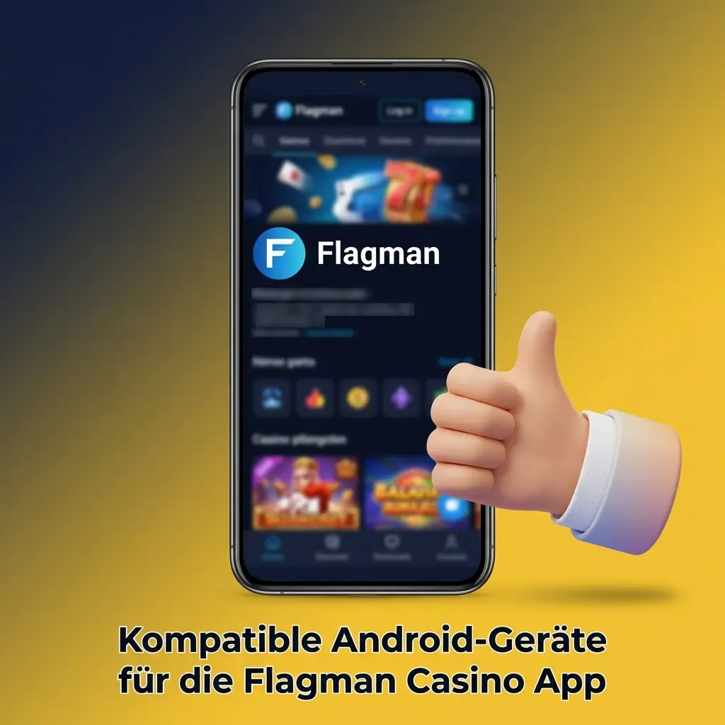 Kompatible Android-Geräte für die Flagman Casino App