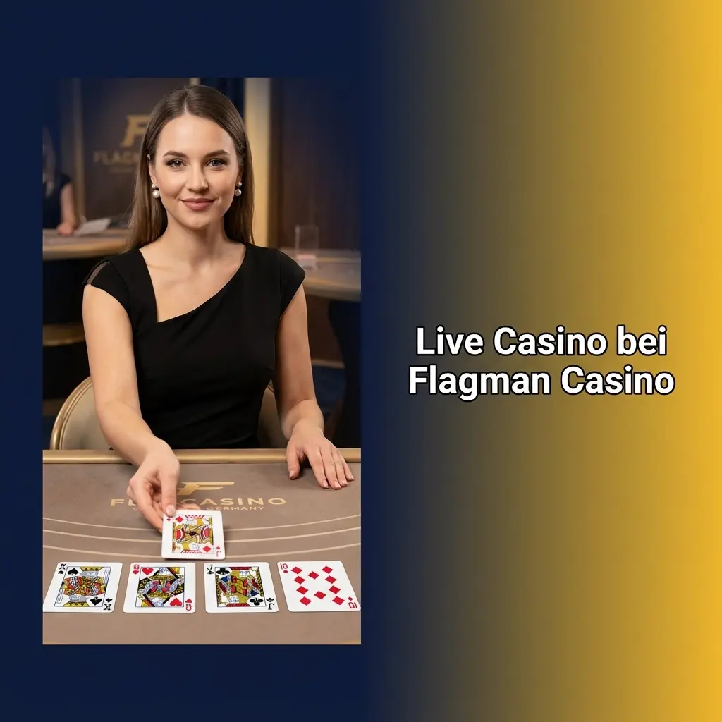 Live Casino Tische mit echten Croupiers bei Flagman Casino